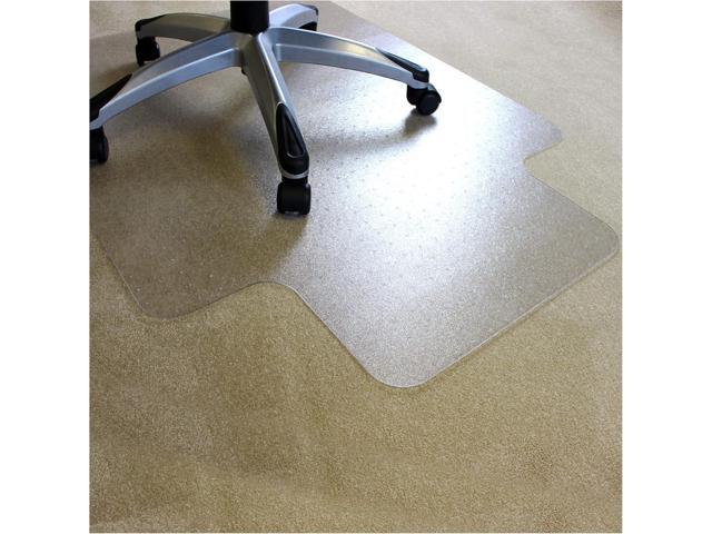 Marvelux Durable Office Chair Mat, Rectangular with Lip for Low and Standard Pile Carpets, 36' x 48', Transparent Carpeted Floor Protector, Shipped...