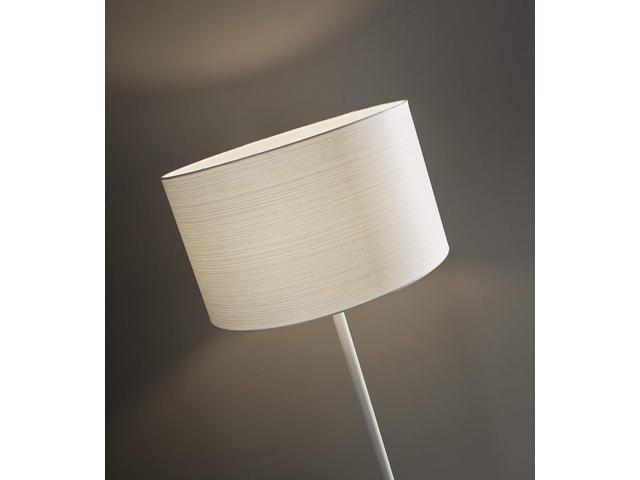 Adesso 6237-02 Oslo Floor Lamp Corrosion Resistant, Scratch Proof, White Matte Finish Lighting Equipment with Metal Body. Tools & Home...