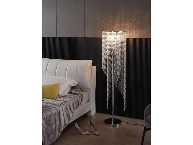 Photos - Chandelier / Lamp Surpars House Crystal Floor Lamp, Elegant Rain Lamp, Modern Lava Lamp for