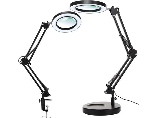 Photos - Chandelier / Lamp NOEL space 10X Magnifying Glass with Light and Stand, KIRKAS 2-in-1 Stepless Dimmable 