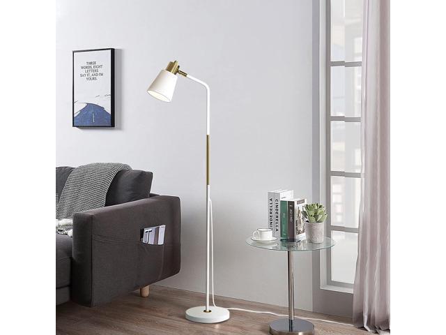 Floor Lamp, Industrial Floor Lamps for Living Rooms Rustic Farmhouse Reading Standing Floor Lamp Adjustable Metal Heads Indoor Task Lighting for...