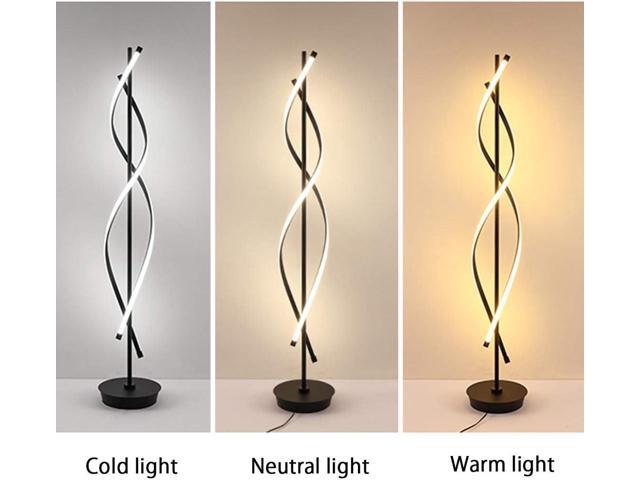 ADISUN 40W LED Modern Floor Lamp Remote Control Dimmable Spiral Floor Lamp Indoor Tall Lamp Floor Lamp for Living Rooms Family Rooms Bedrooms...