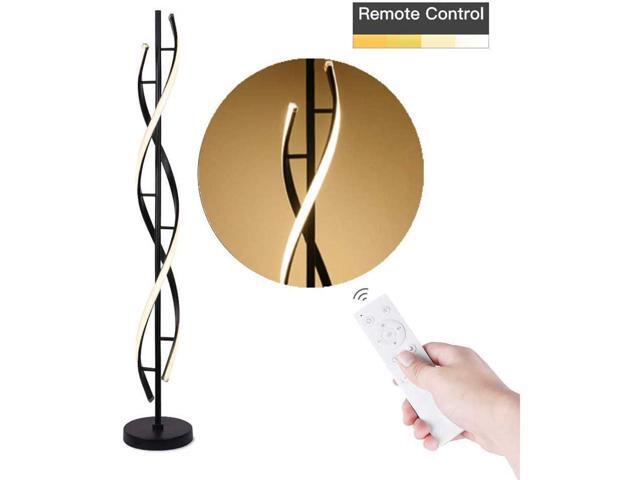 ADISUN 40W LED Modern Floor Lamp Remote Control Dimmable Spiral Floor Lamp Indoor Tall Lamp Floor Lamp for Living Rooms Family Rooms Bedrooms...
