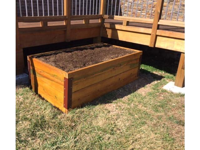 RMP Garden Bed Corner Bracket - Set of Four - 20-24 Inch Bed