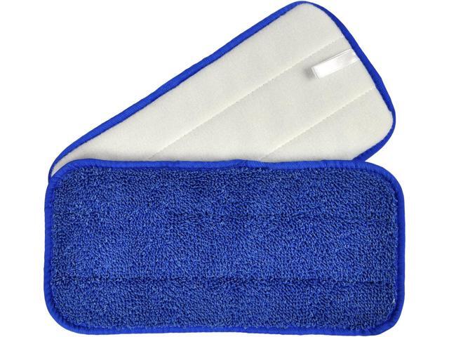 All-Purpose Microfiber Twist Yarn Mop Pads for Dust, Dirt & Pet Hair, Hook & Loop Backing, Machine Washable & Reusable, Home & Commercial Cleaning,...