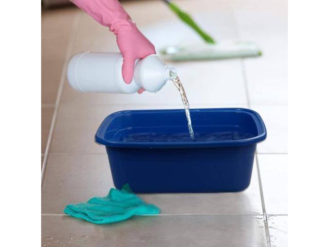 Saedy Plastic Washing Basin, 18 Quart Dishpan, Pack of 2