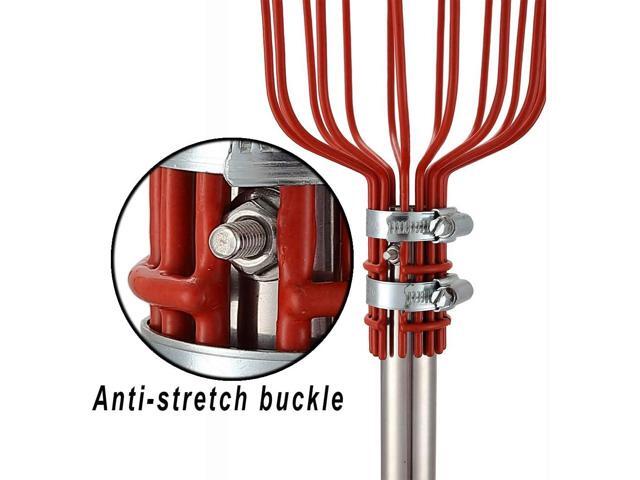 Fruit Picker Tool, 5.5 Foot-Long Fruit Picker Equipped with Optional Splicing of Lightweight Stainless Steel to Pick Apples, Oranges and Fruit...