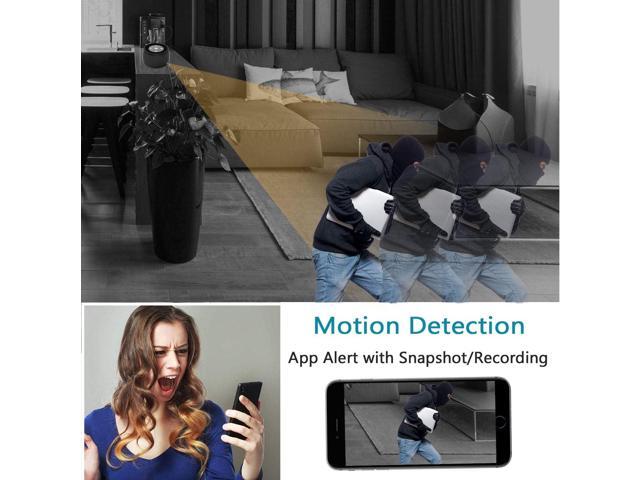 Wireless-WiFi-Hidden-Spy-Camera, 1080P Full HD with Night Vision and Motion Detection Alarm, Real Time Monitoring, Recording for HomeOffice, Works...