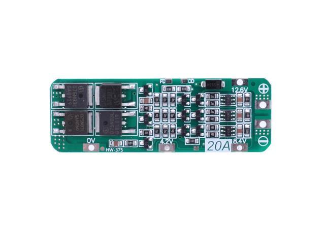 Li-ion Lithium Battery Charger Protection Board 18650 BMS Li-ion Lithium Battery Charger Module for Drill Motor(3S 20A Enhance)