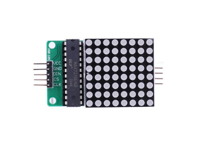 MAX7219 Dot LED Matrix Module 5V 8x8 Single Chip Control LED Module DIY Kit Output Input Common Cathode LED Display Modules