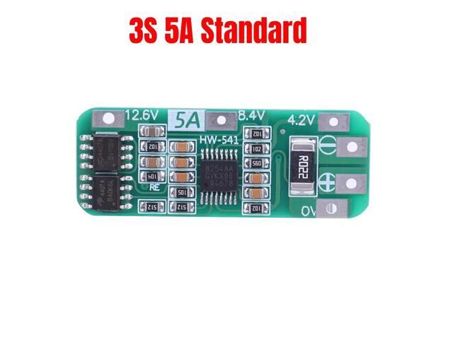 3S BMS Balance 11.1V 12.6V/14.8V 16.8V Li-ion Lithium Battery Charger Protection Board 5A Standard