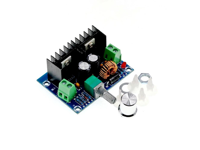 XH-M401 DC-DC Step Down Buck Converter 8A 200W Step-down Module Converter XL4016E1 PWM Adjustable High Power Multiple Protection