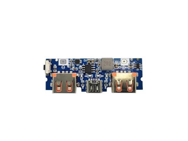 Lithium Battery Charger Board LED Dual USB 5V 2.4A Micro/Type-C USB Mobile Power Bank 18650 Charging Module