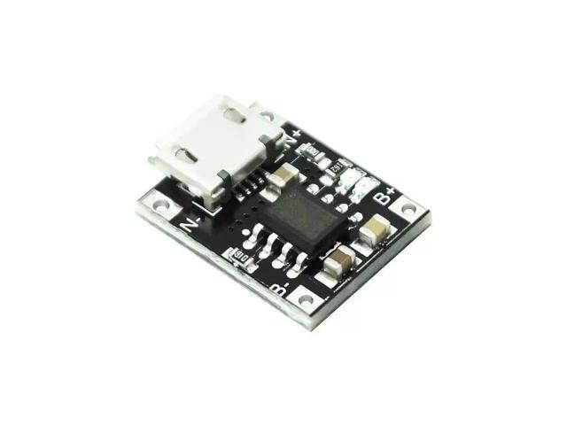 5PCS Single Cell Lithium Battery Charging Charger Module 1A 5V-6V 4.2V TC4056 TC4056A Micro USB Power Supply Board TP4056