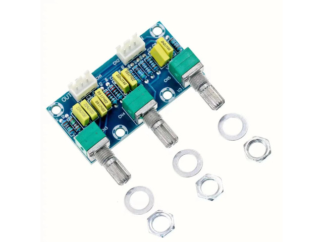 XH-M802 Passive Tone Board Amplifier Preamp Power Module Low High Sound Adjustment Electonic Diy Electronic PCB Board