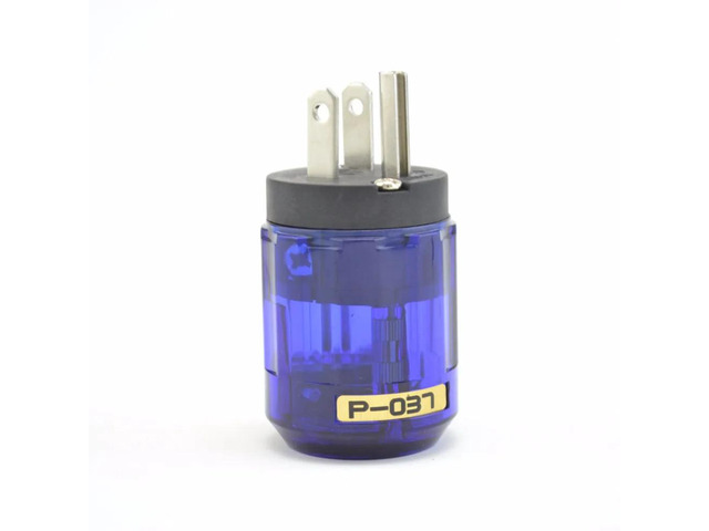 2pieces C-037 pure copper Rhodium plated IEC female plug Connector for audio power cable