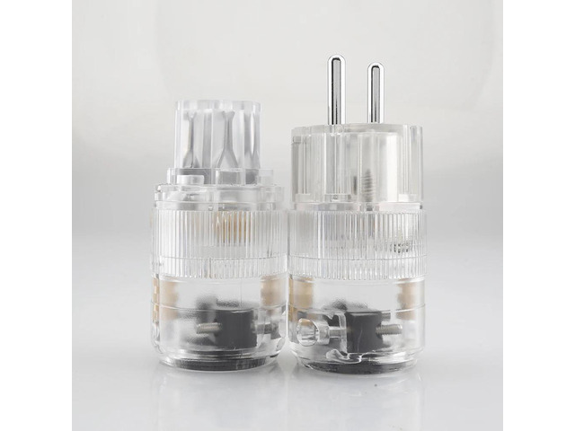 TE TC Rhodium Plated Audio grade Power Connector AC Power plug Female Power Plug