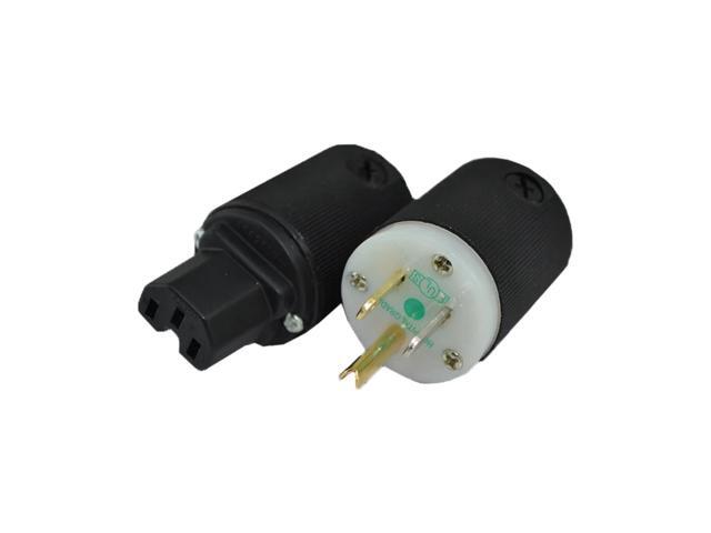 Audiophile HBL8215G HiFi Audio Adapter AC Power Cord IEC Connector US Plug