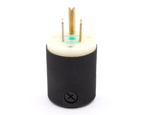 HIFI Hospital Grade 5pieces US male Brass AC Power Plug For diy Cable