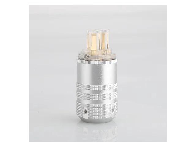 24K Gold Plated Mains Power Plug HIFI DIY Power Cable Plug HIFI Plug(female plug)