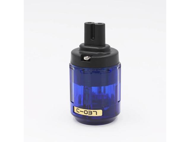 2pcs Rhodium Figure 8 C7 Power Plug hifi Audio speaker amplifier Electrical AC Power cord IEC Plug socket connector(2pcs- C037)