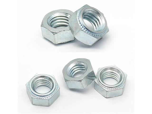 20pcs Outer hexagon pressure riveting nut pressure riveting piece pressure plate nut embossed nut galvanized (BOB-zinc plated)(M3-2)