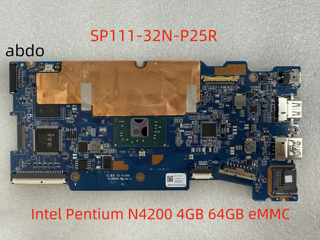 NB101_PCB_MB_V3 SP111-32N-P25R N17H2 motherboard with Pentinm n4200 4GB 64GB emm