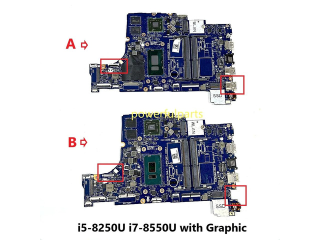 Latitude 3490 3590 inspiron 5570 Motherboard CAL50 DAL10 LA-F115P Type A i5-8250