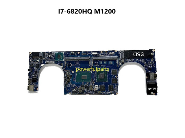 PRECISION 5520 Motherboard I7-6820HQ DDR4 M1200 Graphic On-Board 0HW7C4 CAM00 LA