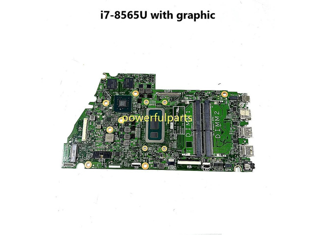 Inspiron 15 7580 Laptop Motherboard 17948-1 05GC1K i7-8565U With Graphic Working Perfect