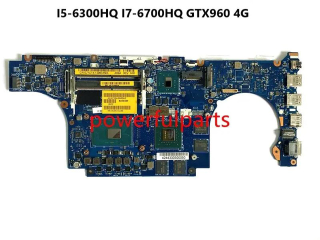 7566 7446 laptop motherboard BCV00 LA-D991P 0JYC14 077V33 I5-6300HQ GTX960M 4G