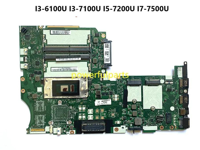 L470 laptop motherboard DL470 NM-B021 I3 6100U On-Board 01YR927 02DL546