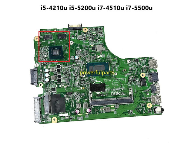 13269-1 15 3542 3442 3543 3443 Motherboard i7-4510 With Graphic 066KRV 0X4X4V 0CHXGJ 0T7TC4