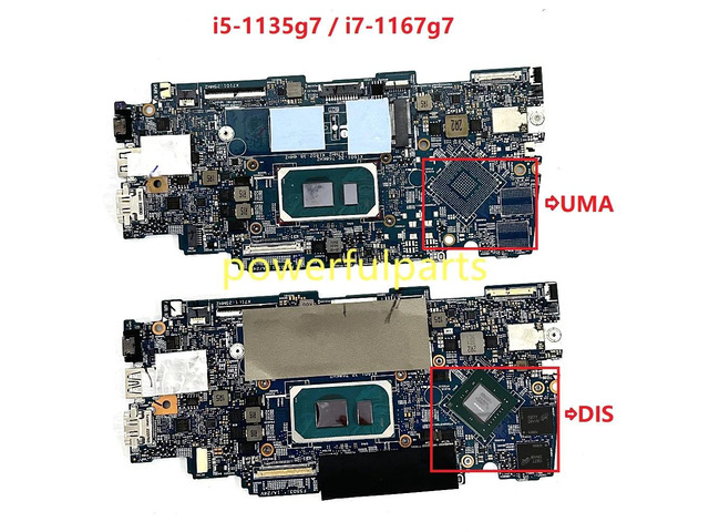 19765-1 Vostro 5301 7300 7400 Motherboard 01WHM5 09750J DIS i7-1167g7