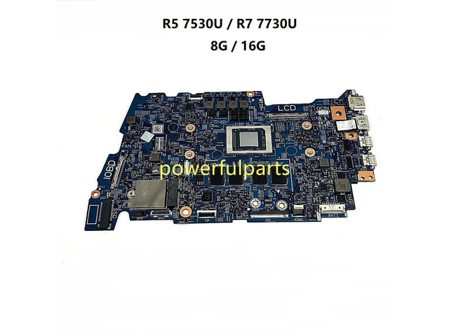 16 7635 2-in-1 Motherboard 223098-1 010F25 0YHHMT 00MK27 0KWD0R R5 7530U 8G