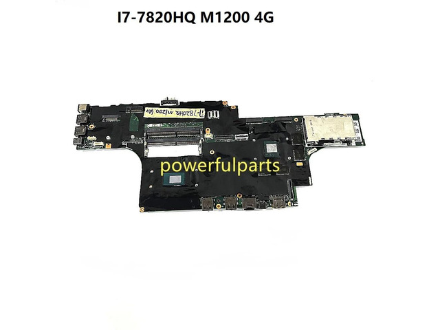 P51 Motherboard DP510 NM-B041 01AV361 i7-7820HQ M1200 4G