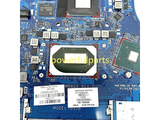 M29564-601 Pavilion Gaming tpn-q241 16T-A 16-A Laptop Motherboard DAG3JBMB8D0 i5