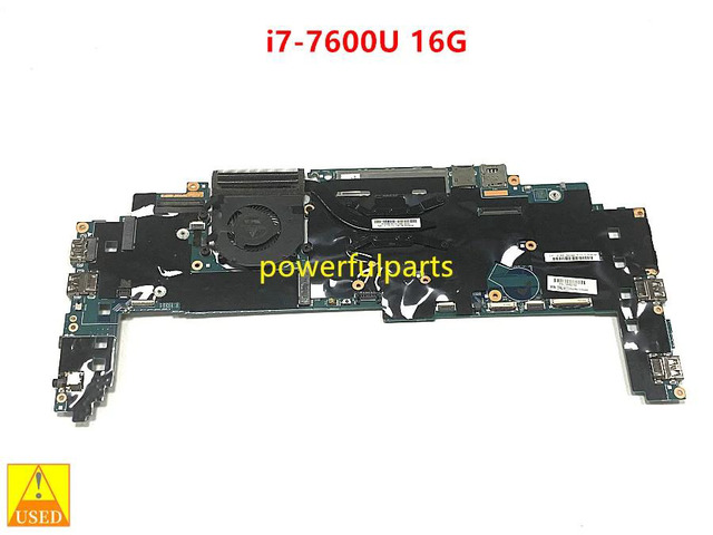 X1 Yoga 2nd Gen Motherboard : I7-7600U RAM:16 16822-1 448.0A912. 0011 FRU: 01AX8
