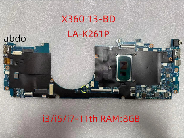 LA-K2611P Mainboard Envy X360 13-BD motherboard with i3-1115 1125 G4 RAM-8GB