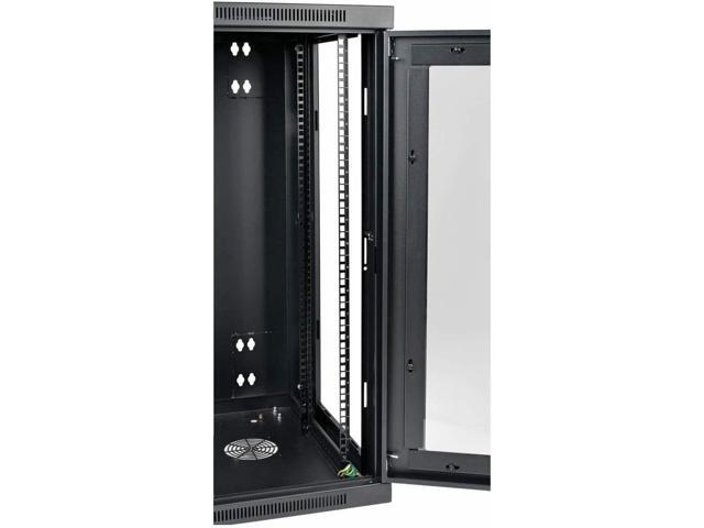 Tripp Lite SRW18USG SmartRack 18U Low-Profile Switch-Depth WallMount Rack Enclosure Cabinet