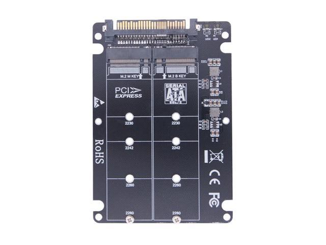 SSD Adapter M.2 SSD to U.2 Adapter M.2 NVMe Key B/M NGFF SSD to PCI-e U2 SFF-8639 Adapter PCIe M2 Converter for Desktop Computer