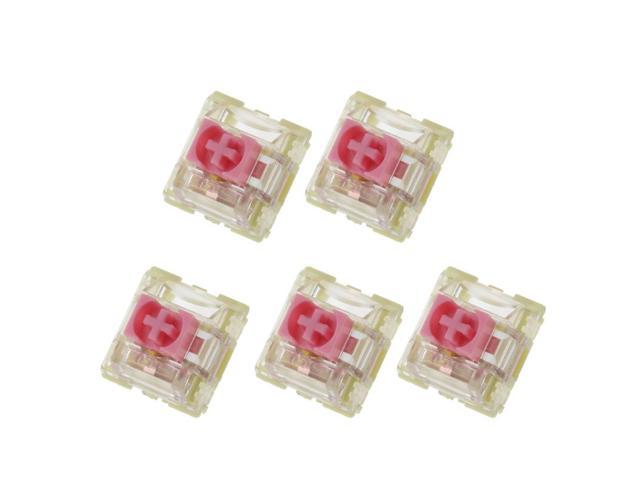 5pcs TTC Pink Mechanical keyboard Switch Pink Gold Contact Switch 3pin 100 Million Lives For Cherry Gateron MX Switch keyboard