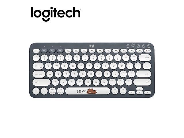 Logitech K380 Multi-Device Wireless Keyboard for Windows MacOS Android IOS Chrome OS Thin Mini Keyboard