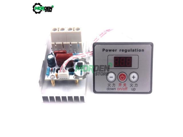 10000W AC 220V Power Regulator SCR Voltage Regulator Dimmer Electric Motor Speed Controller Thermostat With Swith