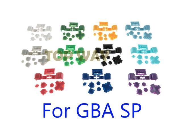 1set 12 Colors Colorful Replacement keys Set Replacement For GameBoy Advance SP GBA SP Buttons SET Full R L A B D-Pad