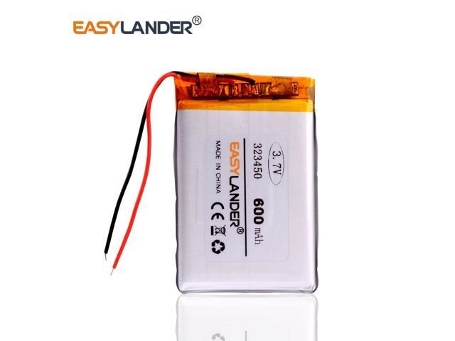 323450 3.7V 600mAh Rechargeable li Polymer Battery For SONY MP3 Game Player mouse GPS PSP Lampe speaker PRS-505 S639 E-Book