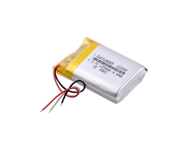 3.7V 1200mAh 103040 Lithium Polymer LiPo Rechargeable Battery 3 wires For GPS PSP DVD mobile video game PAD E-books tablet PC