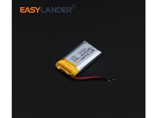 501730 3.7V 250mAh Rechargeable Lithium Li Polymer Battery For Bluetooth Headset Mouse Bracelet Wrist Watch 051730 Small cell