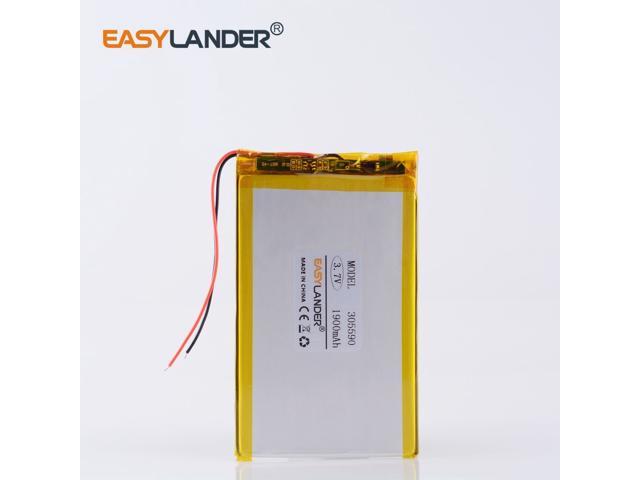 305590 3.7V 1900mAh li-Polymer Rechargeable Battery For GPS PSP DVR ipod Tablet PC MID E-book Power bank 355590