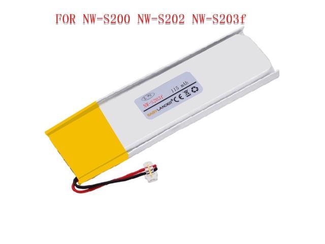 3.7V 115mAh Rechargeable Li Polymer Li-ion Battery For SONY MP3 NW-S200f NW-S202f NW-S203f NW-S205f battery 331059 301060